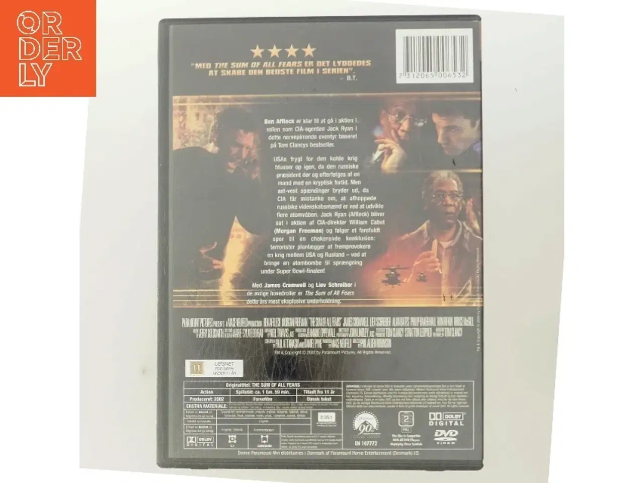 Billede 3 - Sum Of All Fears, The DVD med Ben Affleck (DVD)