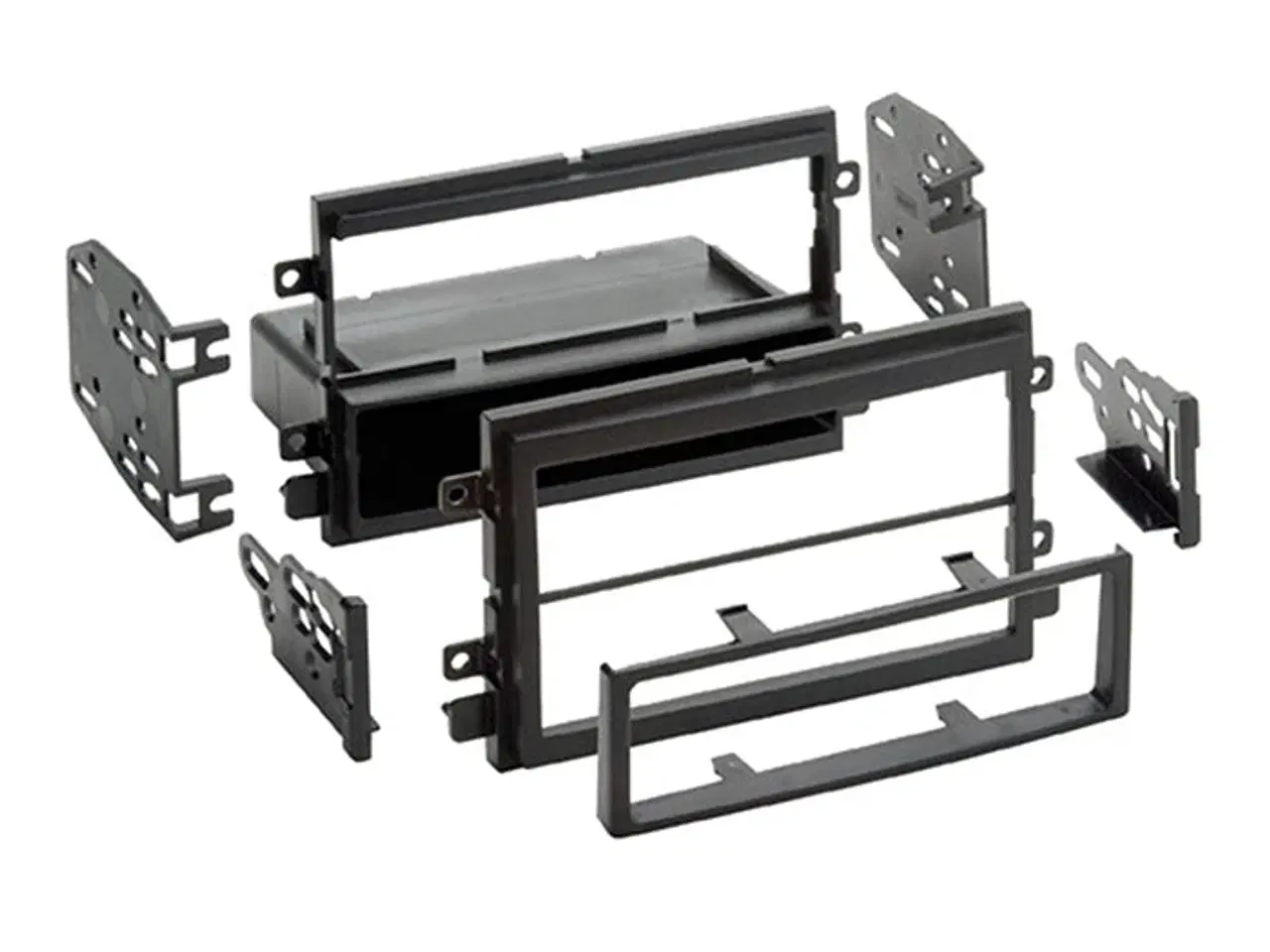 Billede 1 - 2-DIN radioramme m/lomme Ford/Lincoln/Mercury sort