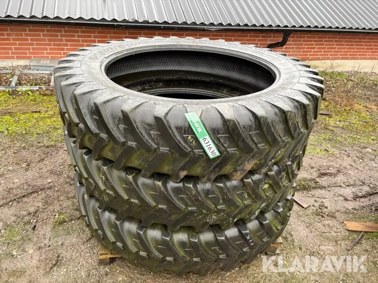 Billede 1 - Landbrugsdæk Michelin 380/90R46 Agribib - 3 styk