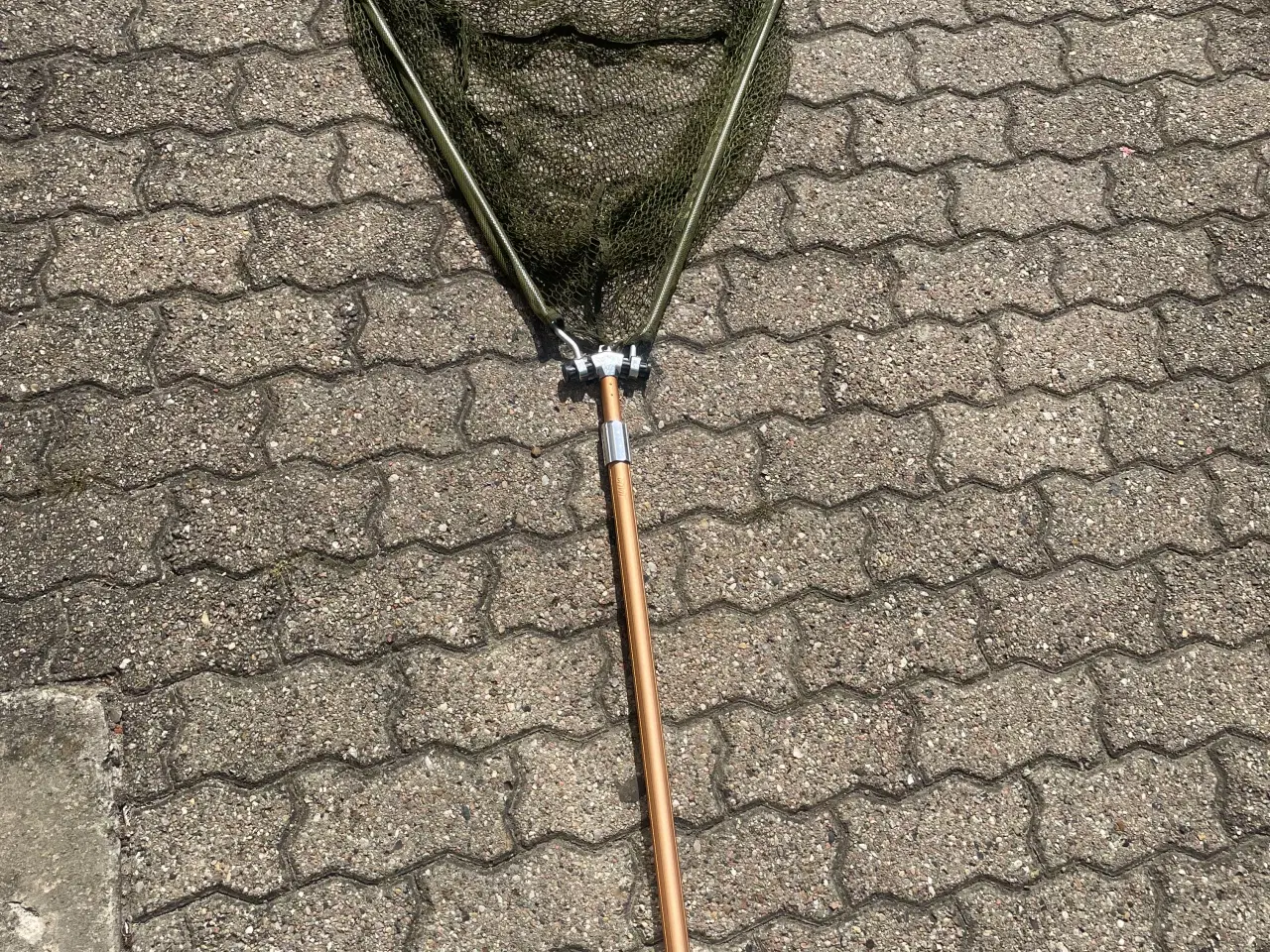 Billede 6 - Fiskestang og fiskenet Og Stangholder.