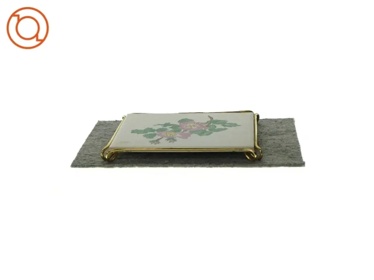 Billede 3 - Dekorativt fad  fra Ukendt (str. LBH:16,5x16,5x2cm)