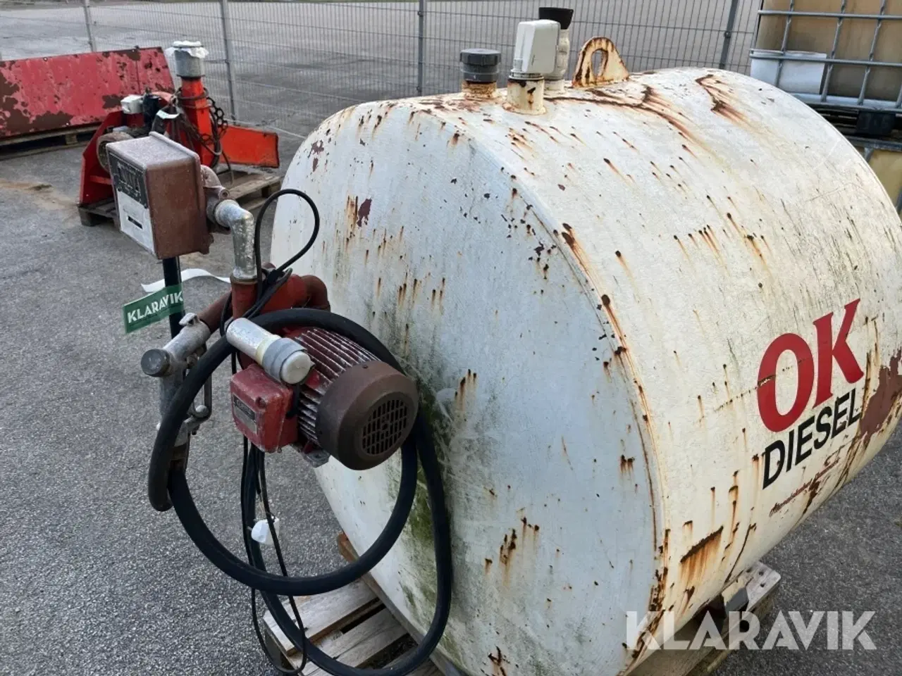 Billede 4 - Diesel tank ROUG 1000 liter med pumpe