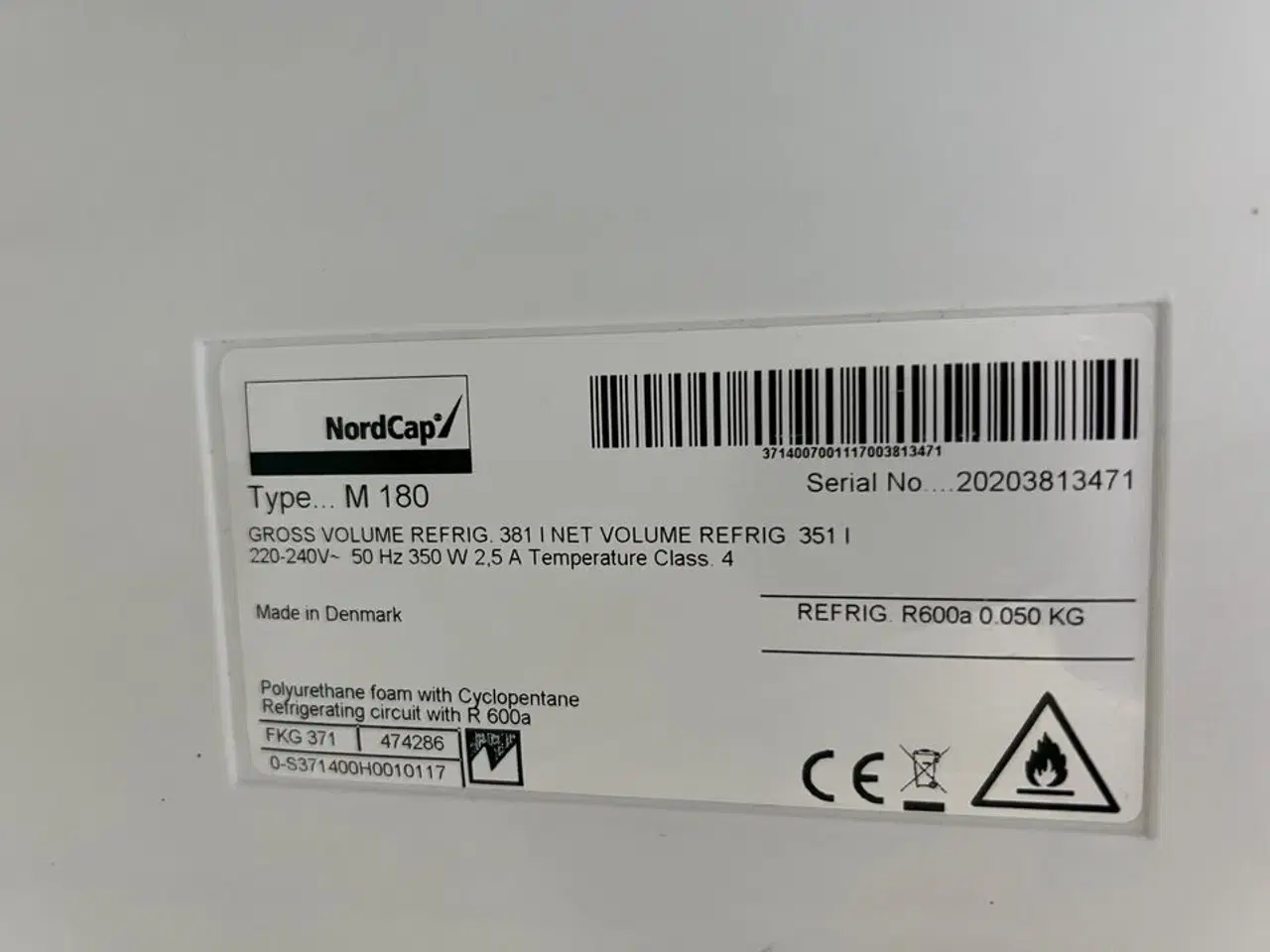 Billede 3 - Display køleskab NORDCAP