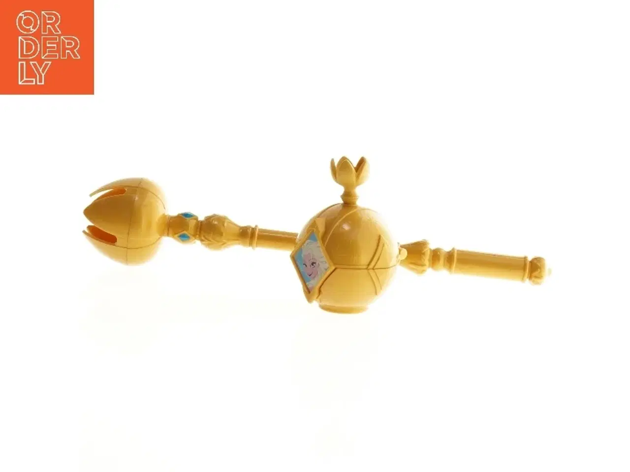 Billede 1 - Gul prinsessestav og scepter (str. 30 cm og 8 cm)