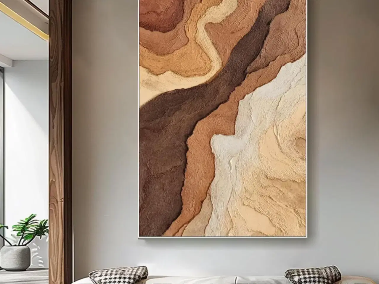 Billede 2 - Stort maleri 95 x 150 cm (Gratis levering)