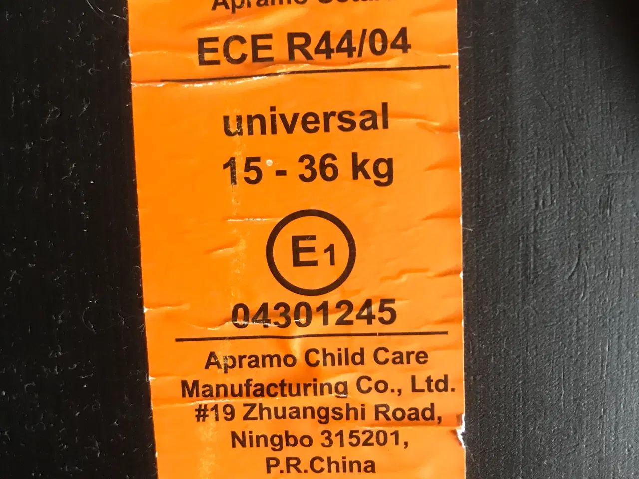 Billede 3 - Apramo Autostole 15-36 Kg.