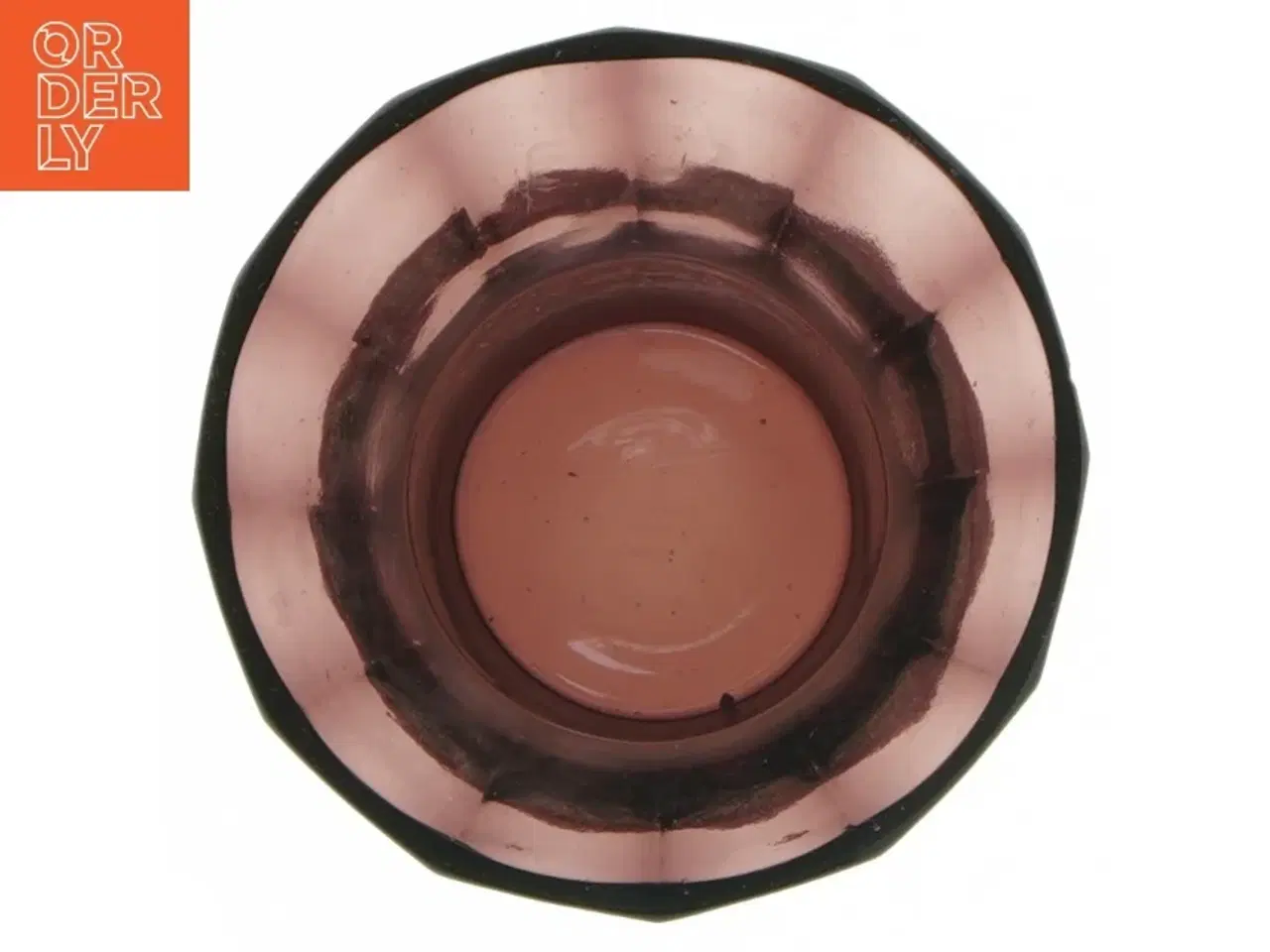 Billede 4 - Antik ametyst Glasvase med guldbånd fra Walther (str. Ø 10 cm)