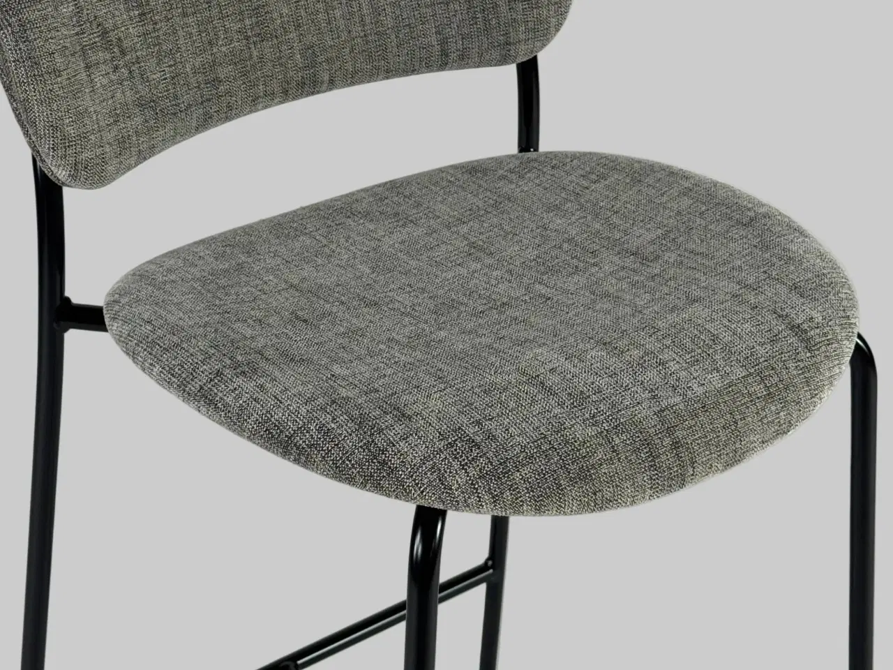 Billede 7 - &tradition Pavilion Barstol – Grå med Sort Stel SH 65 cm