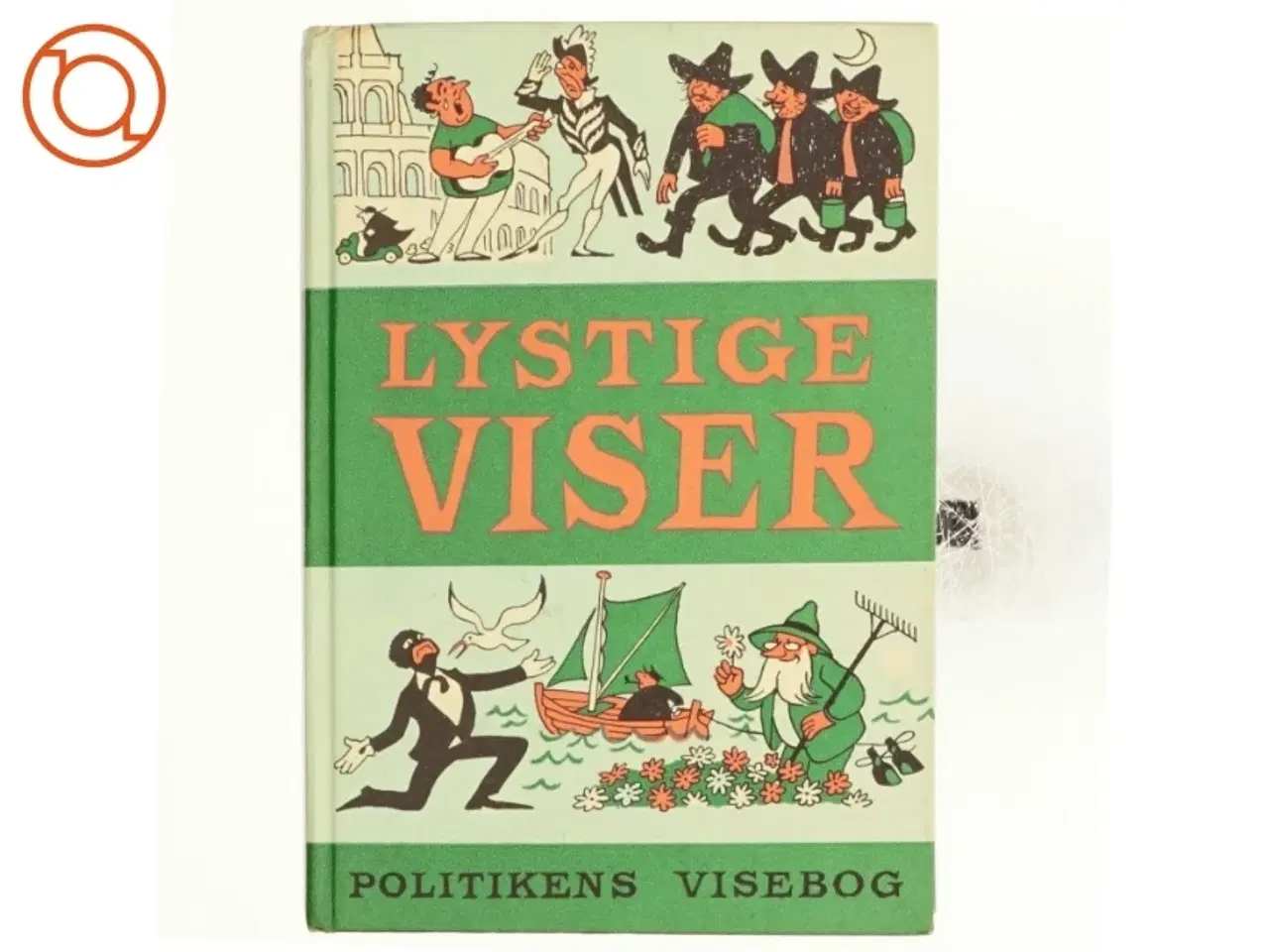 Billede 1 - Lystige viser fra Politikens Forlag