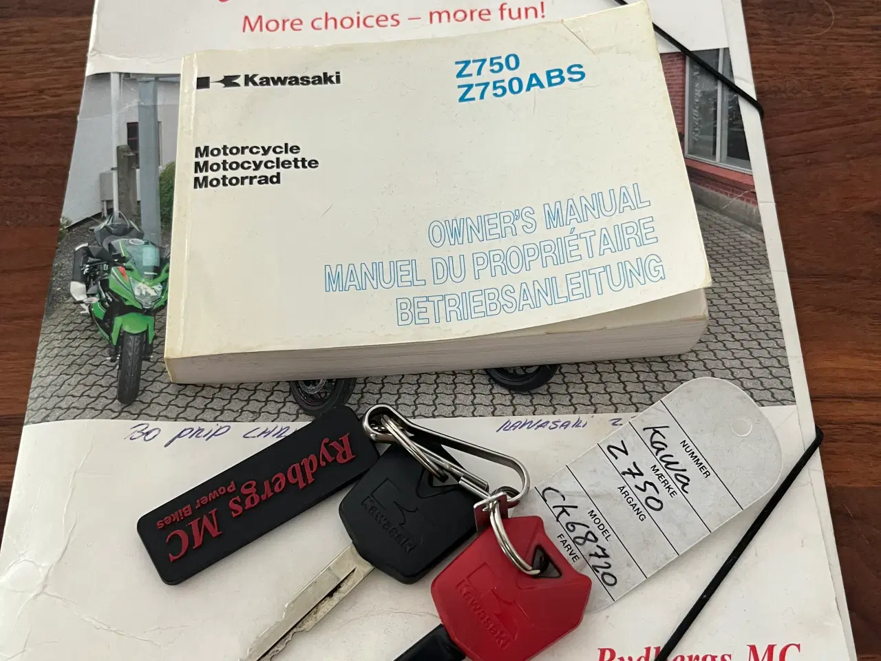 Billede 4 - Kawasaki Z750 År 2007 med ABS