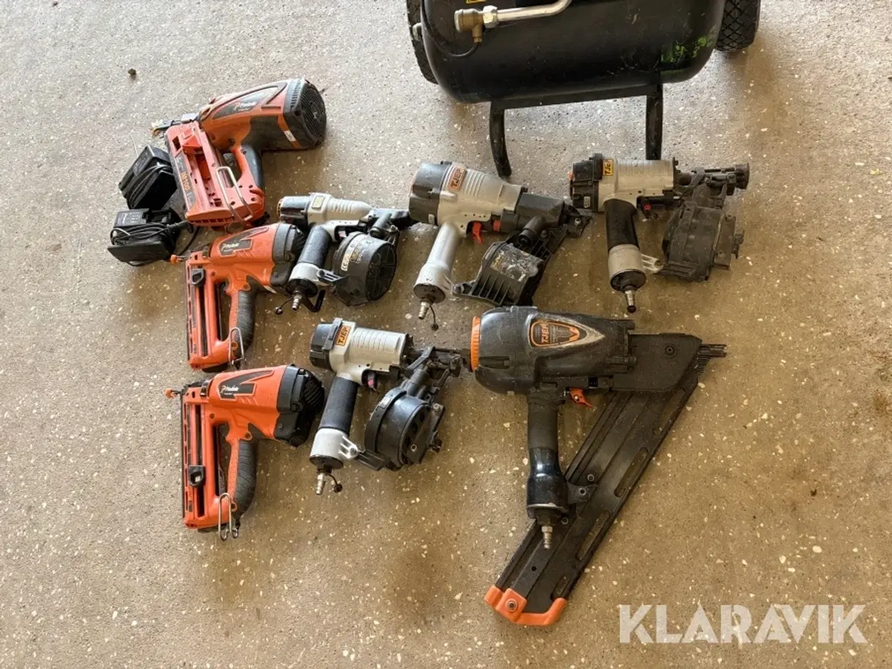 Billede 3 - Trykluftsværktøj Paslode + Tjep med kompressor