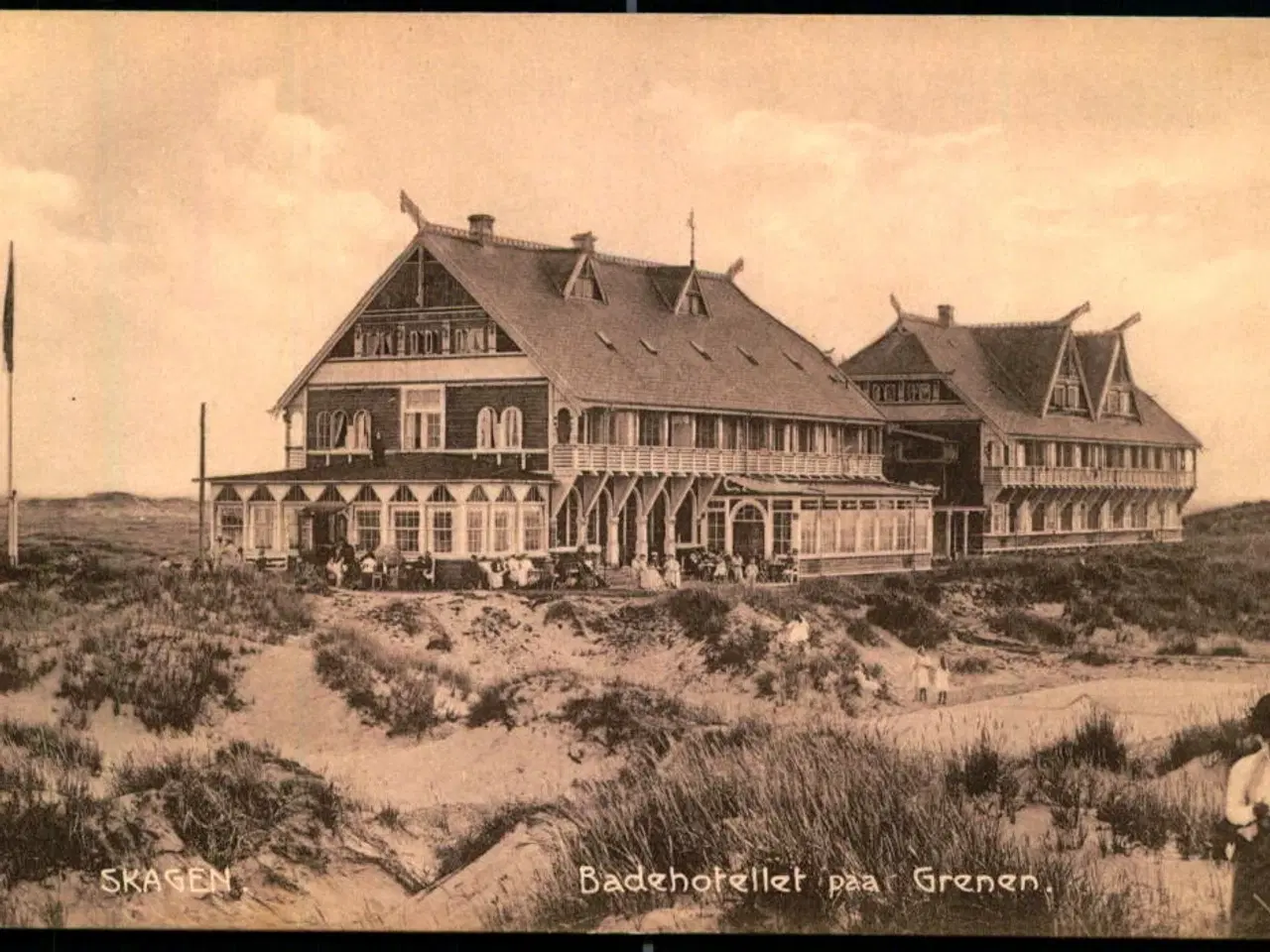 Billede 1 - Skagen - Badehotellet paa Grenen -  Lauris Schjeldes Bogh. 24966 - Ubrugt