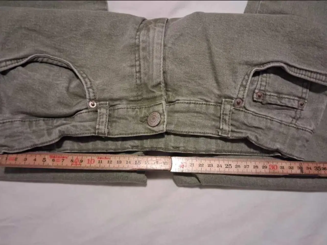 Billede 4 - 158/164, grågrønne Zara Bukser