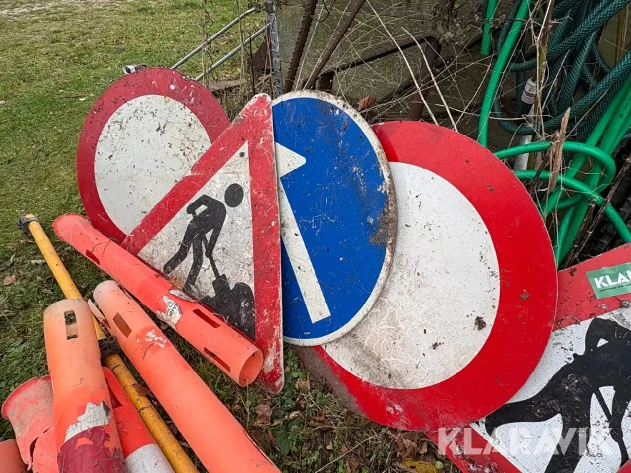 Billede 10 - Blandet trafik skilte og kegler