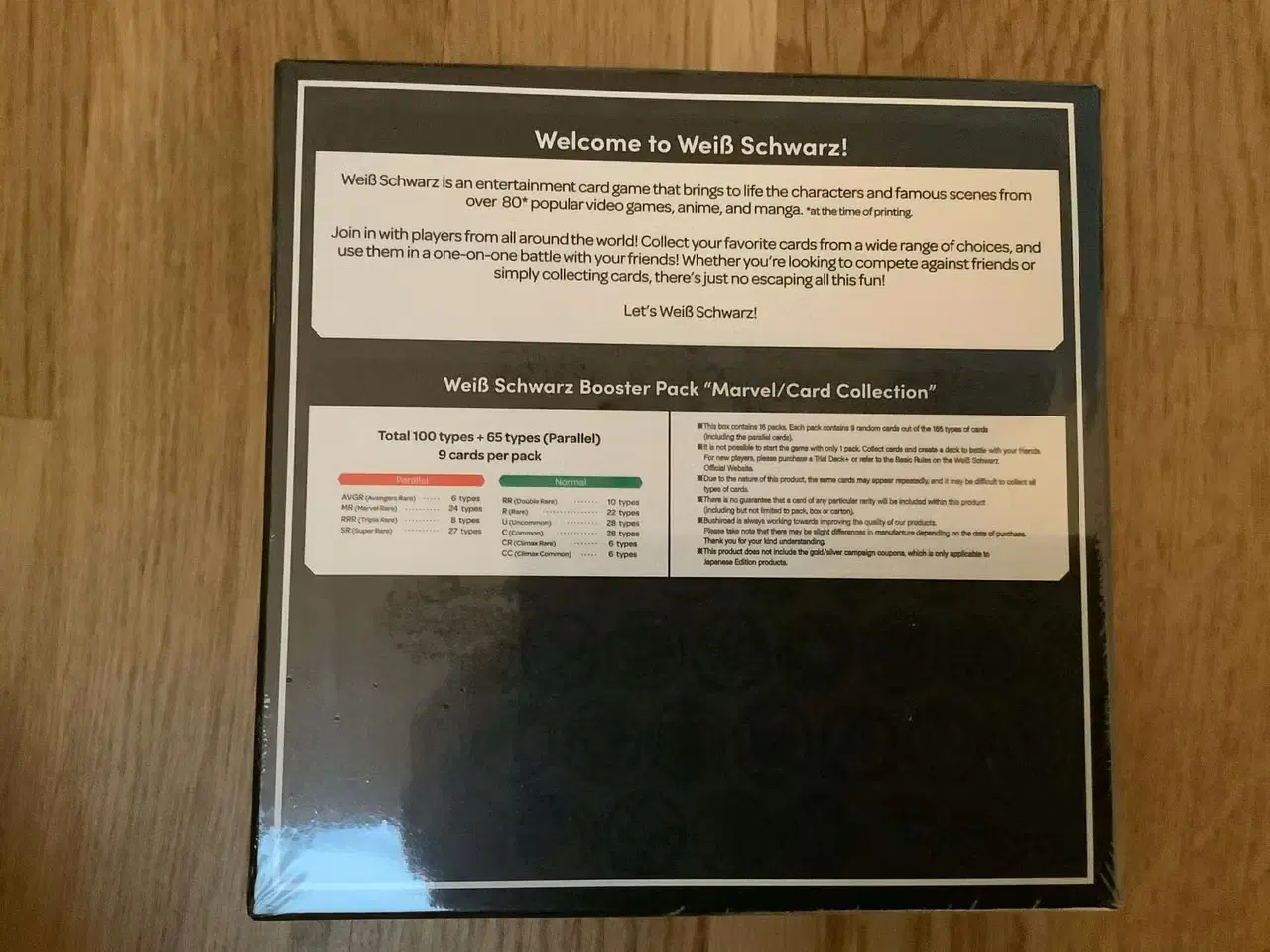 Billede 3 - Weiss Schwarz Marvel 1st Edition Booster Box. Engl