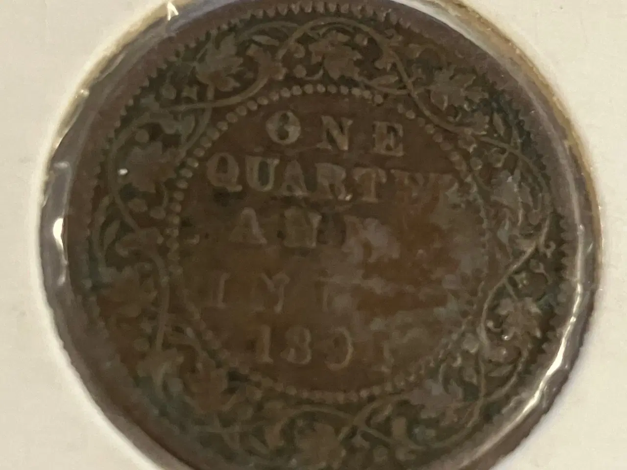 Billede 2 - 1/4 Anna India 1894