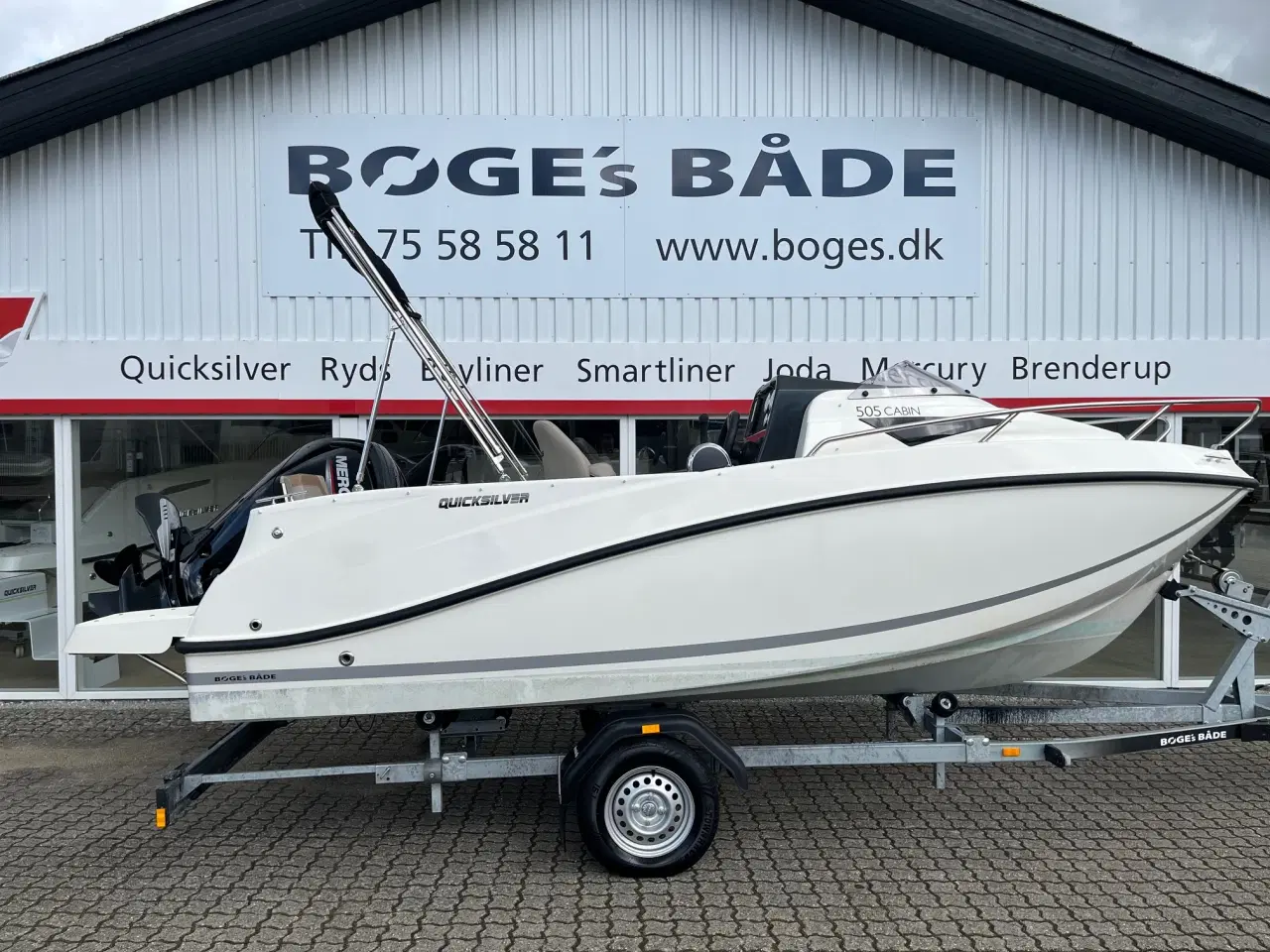 Billede 1 - Quicksilver Activ 505 Cabin med 80 hk Mercury-EFI 4-takt og udstyr