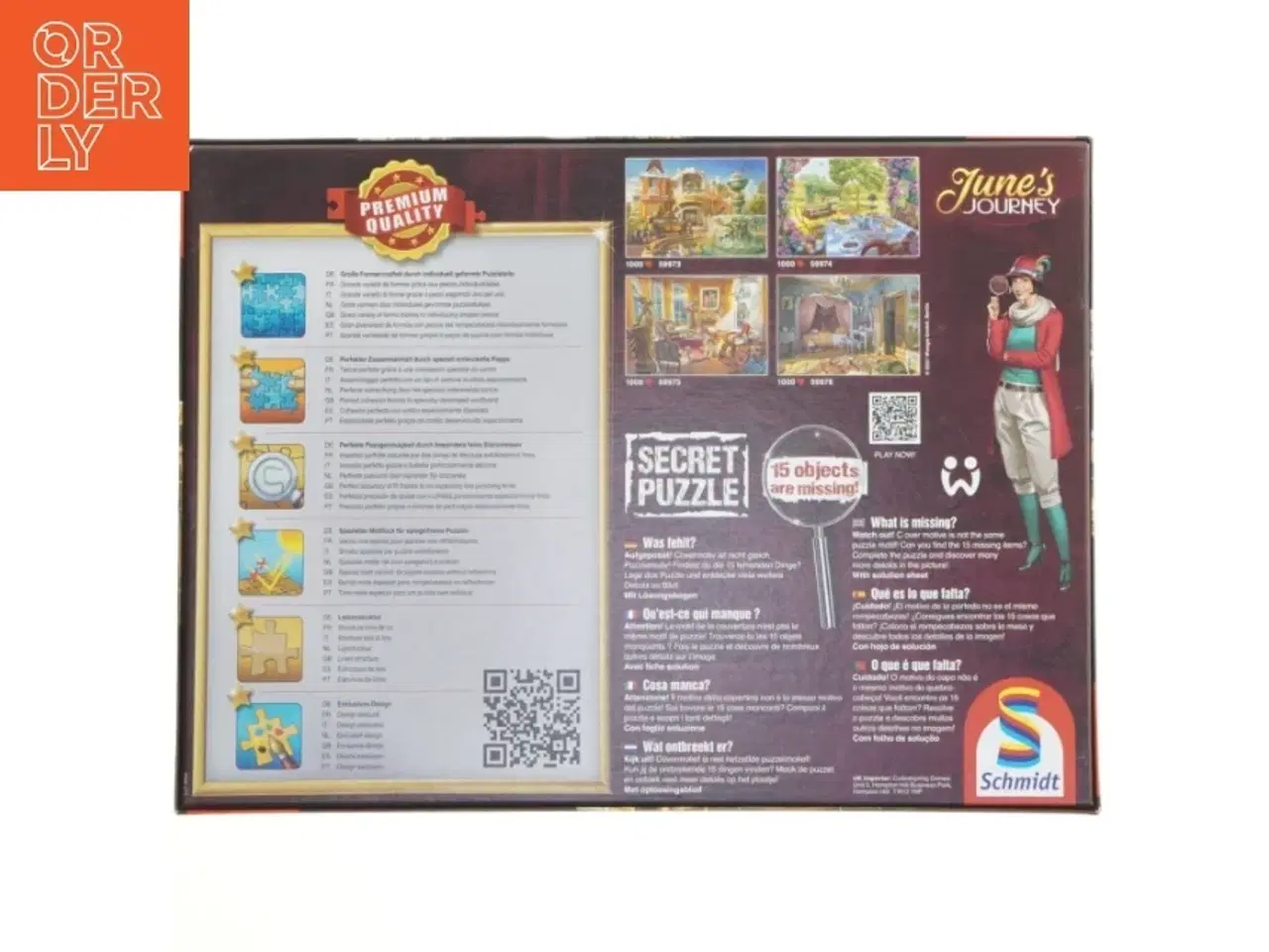 Billede 3 - Schmidt puslespil - June&#39;s Journey - 1000 brikker fra Schmidt (str. 1000 brikker)