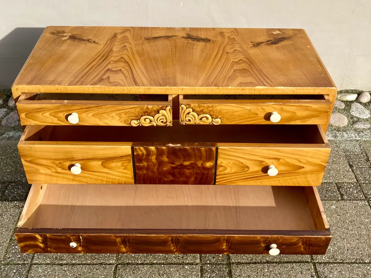 Billede 5 - Art Deco kommode fra 30’erne 4 skuffer