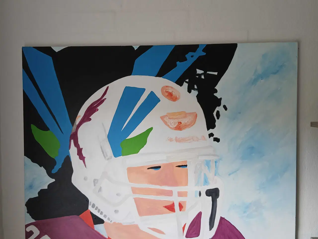 Billede 1 - Stort flot maleri signeret. Kunstner Peder Meinert