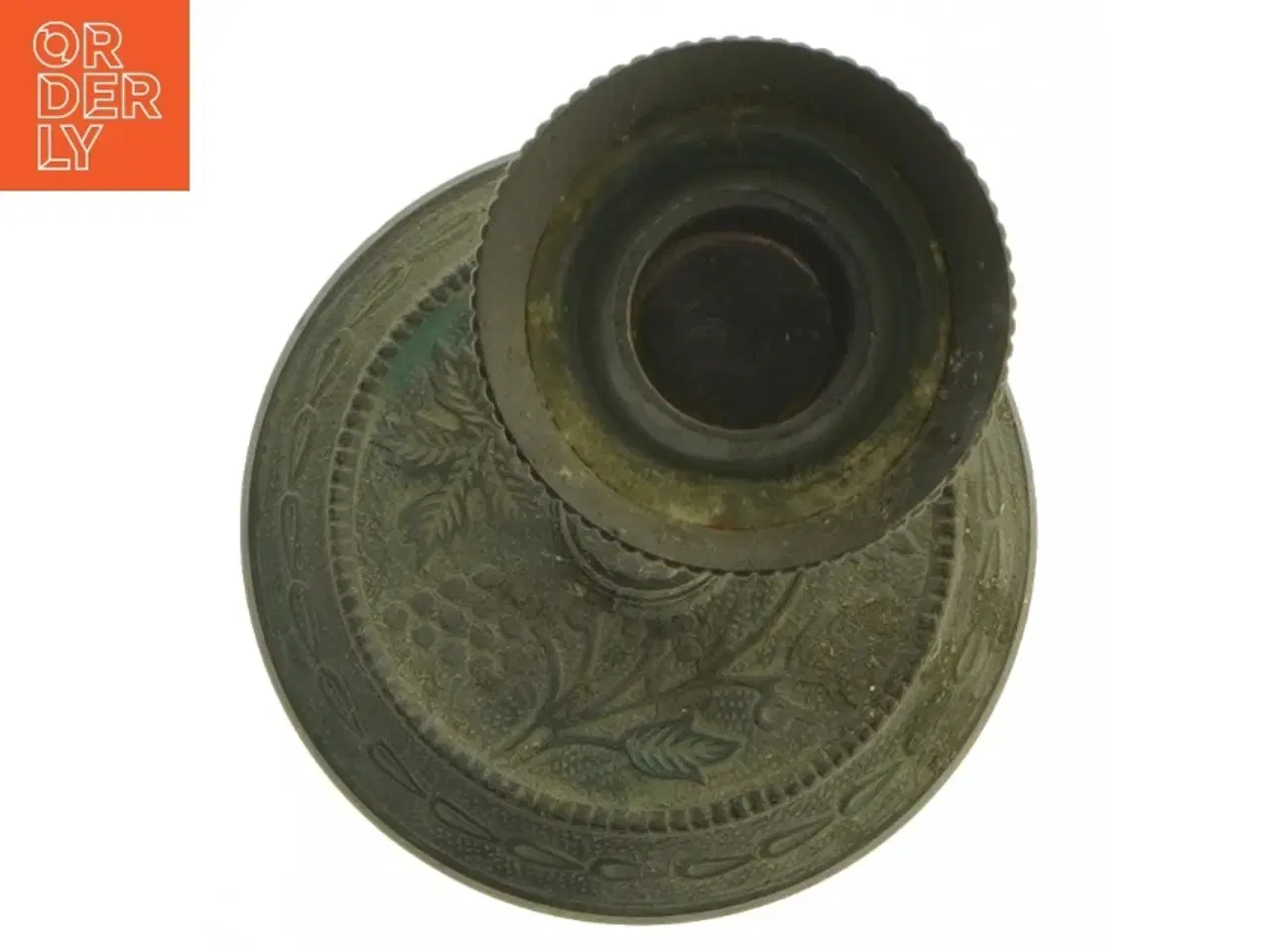 Billede 2 - Antik lysestage (str. 27,5 cm)