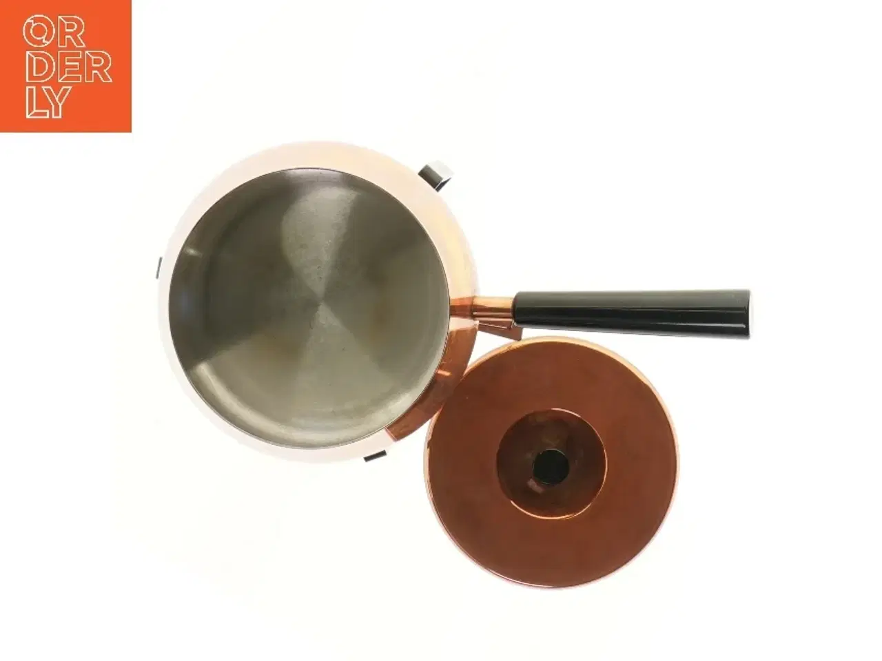 Billede 2 - Fondue sæt i kobber (str. Ø 16 cm)