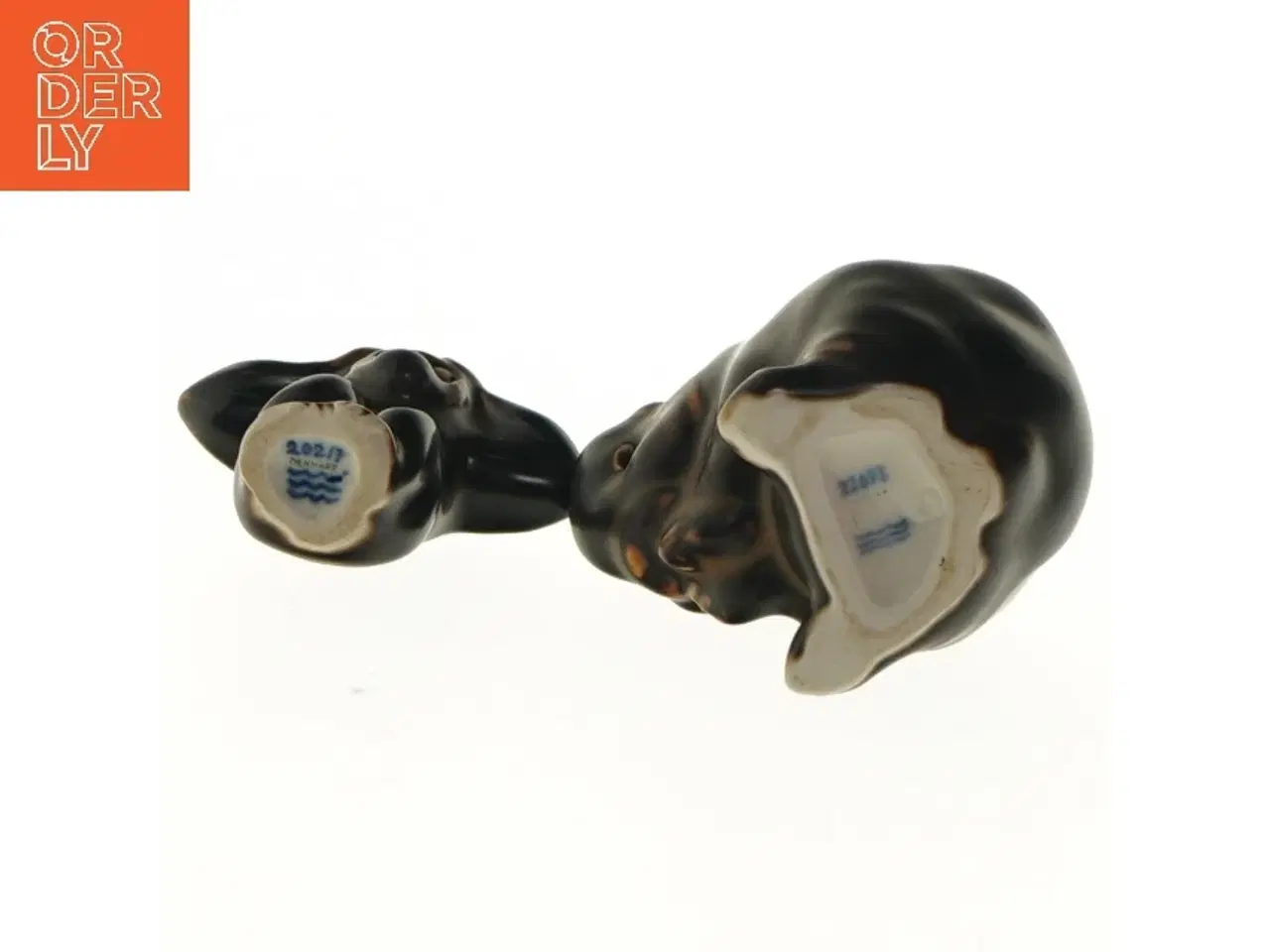 Billede 2 - Sort keramiske figurer af dyr (str. 7 og 6 cm)