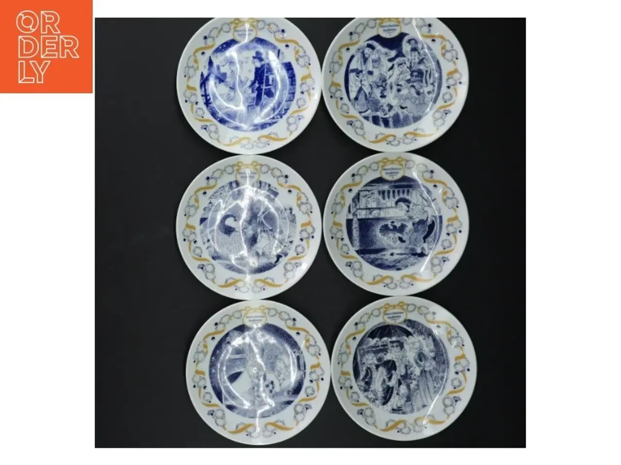 Billede 1 - Hans Christian Andersen eventyr tallerkener fra Lise Porcelain (str. Ø 13,5 cm)