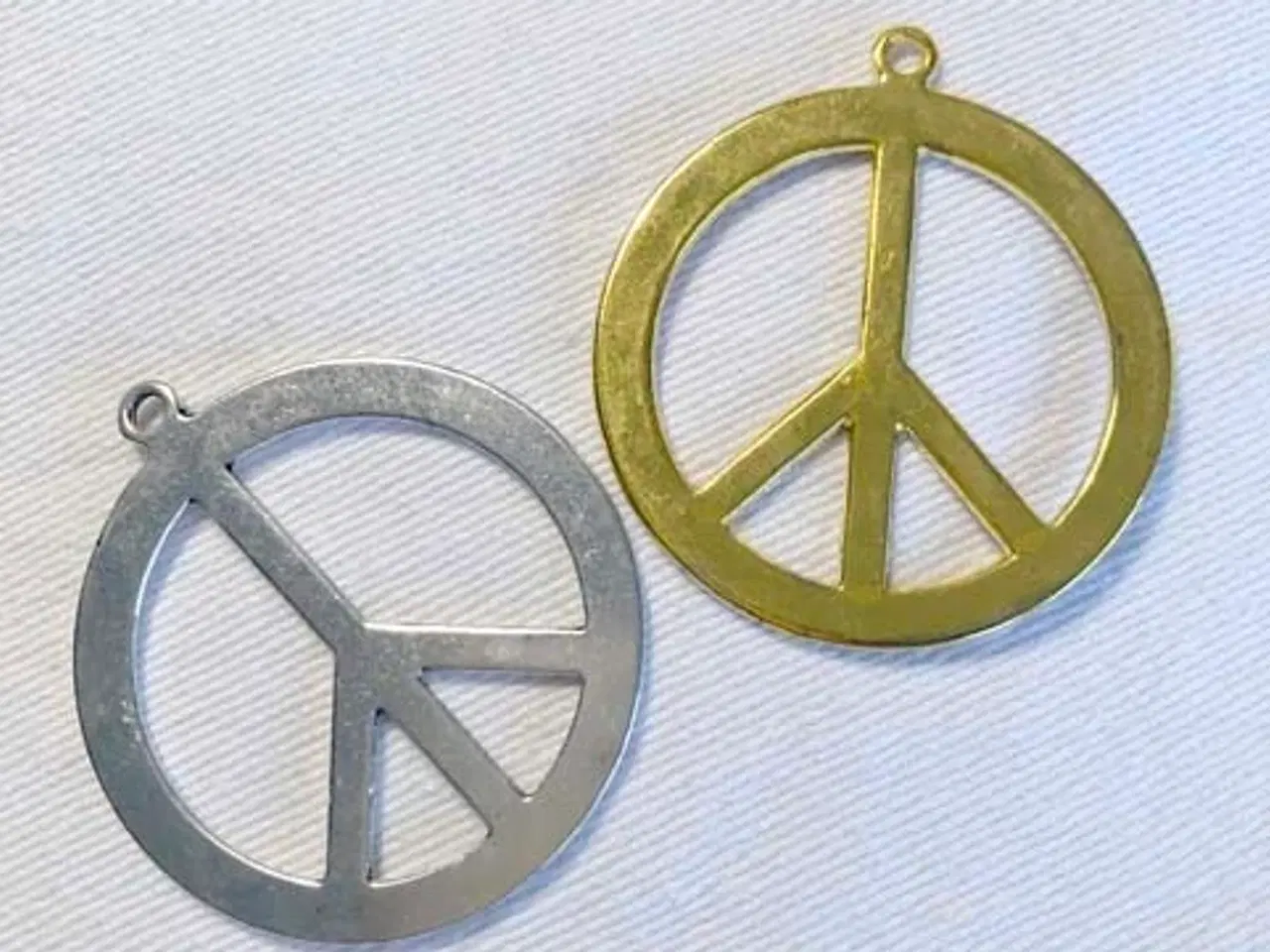 Billede 5 - Peacetegn til din halskæde. Stort vedhæng.