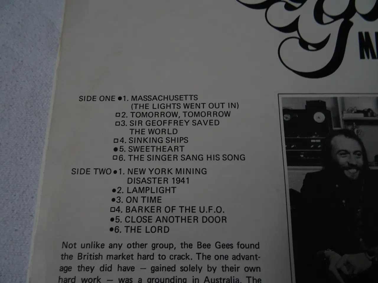 Billede 4 - lp Bee Gees masachusetts
