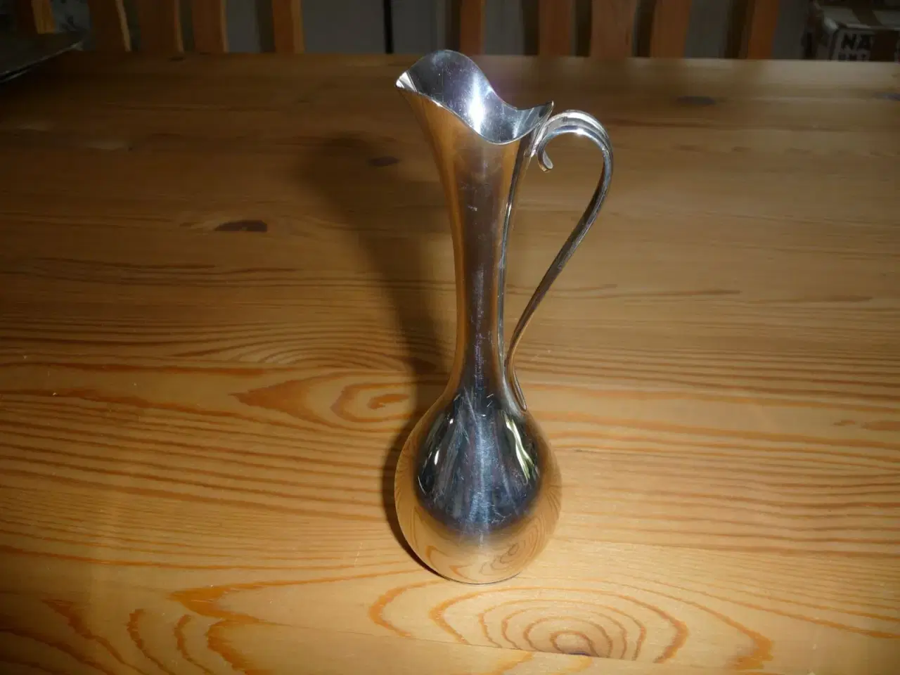 Billede 1 - sølv plet vase