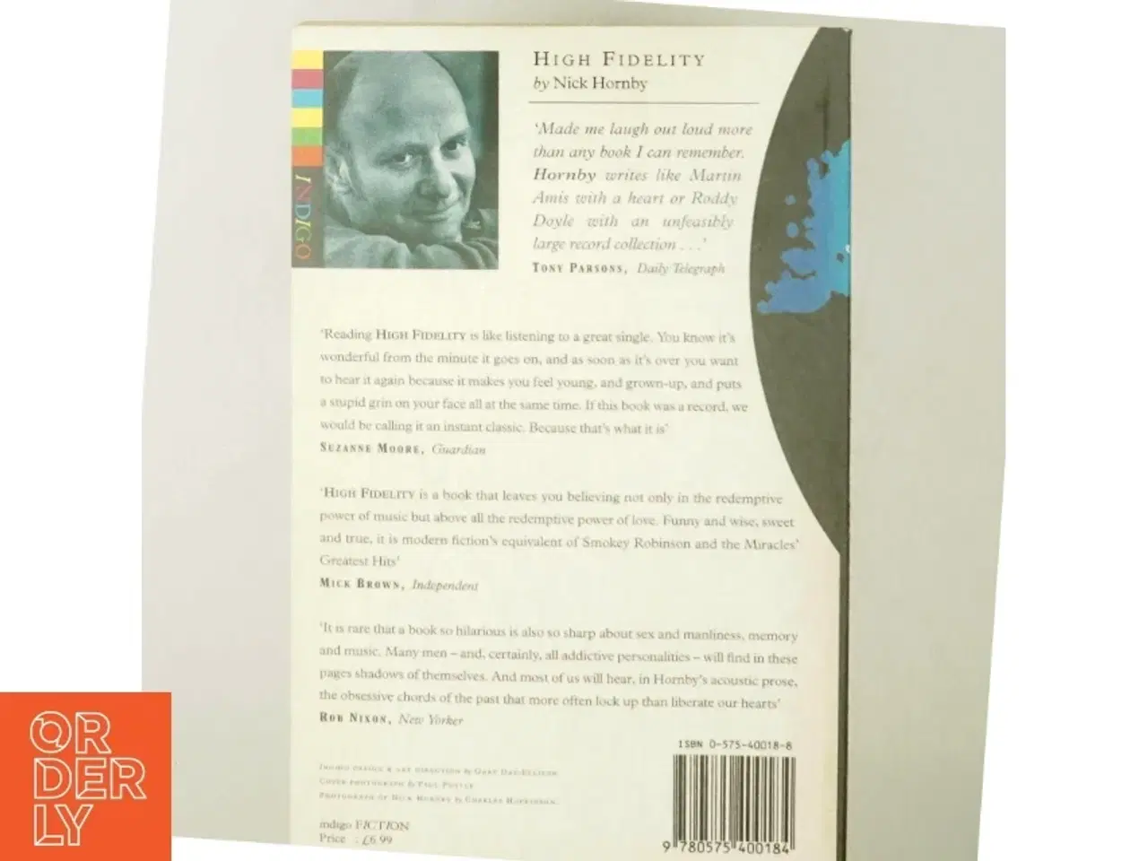 Billede 3 - High fidelity af Nick Hornby (Bog)