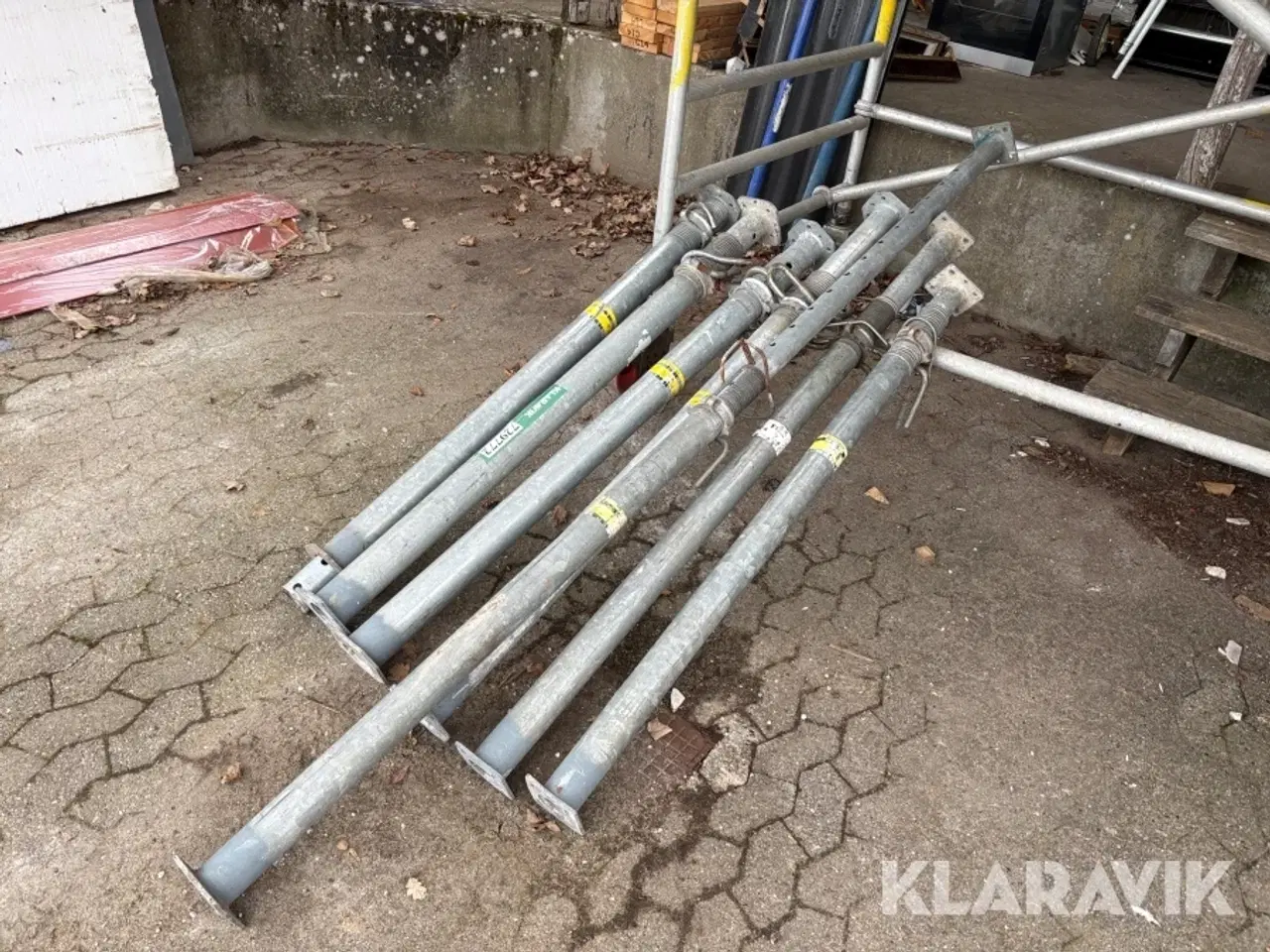 Billede 4 - Rørstøtter/soldater 7 styk Europlus 400EC