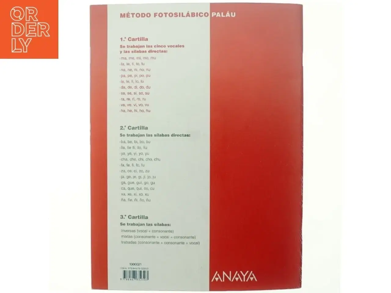 Billede 3 - Método fotosil&#225;bico, Educaci&#243;n Infantil, 4 a&#241;os. Cartilla 1. Cuaderno af Dolores Osoro Pantiga, Antonio Palau Fern&#225;ndez (Bog)