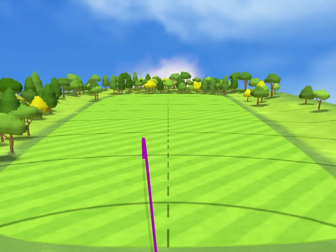 Billede 4 - Golfsimulator m/ net, larred, projektor og golfsæt