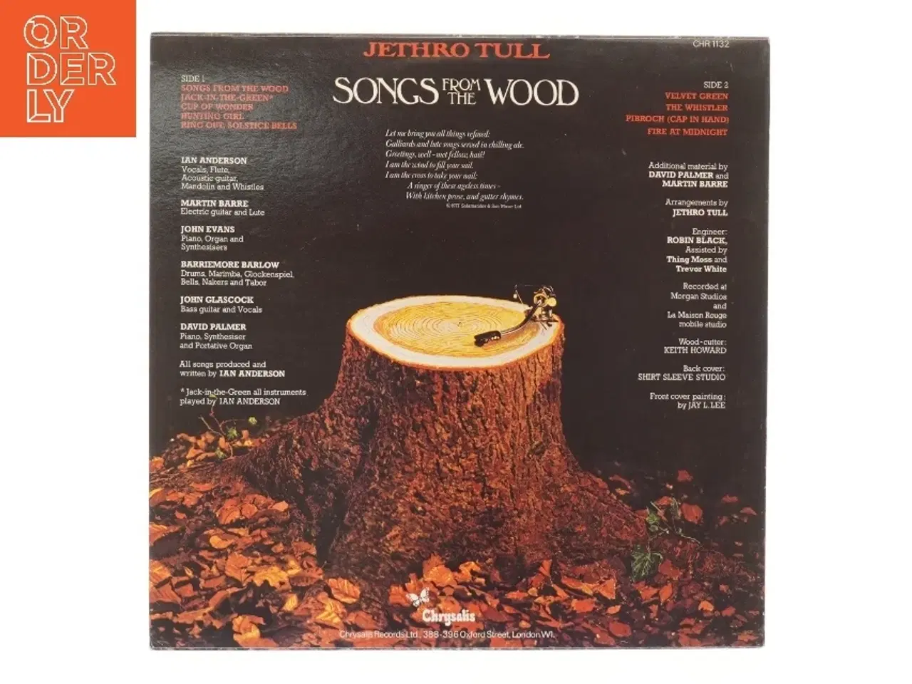 Billede 2 - Jethro Tull Songs From The Wood vinyl album fra Jethro Tull