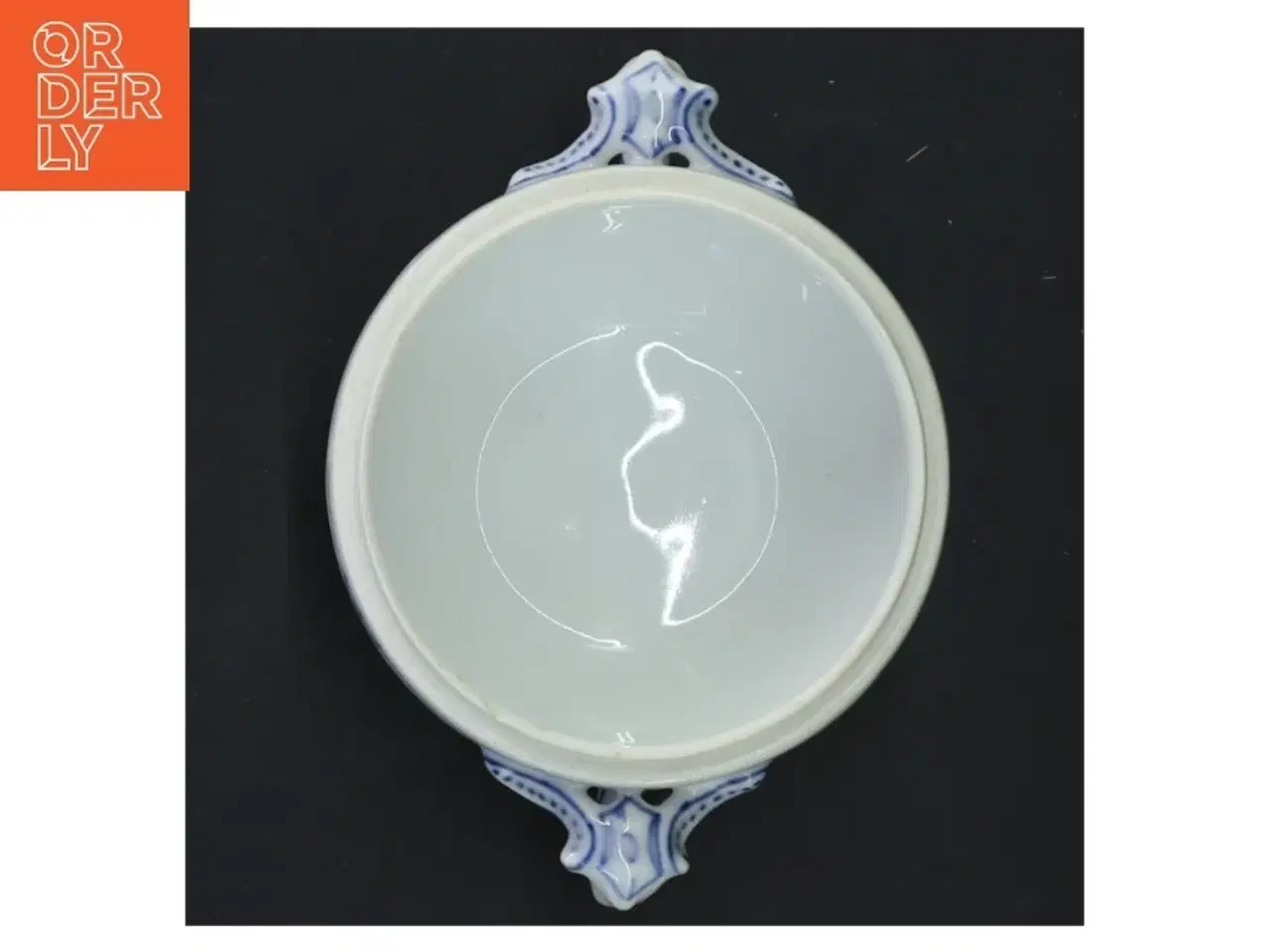 Billede 3 - Porcelænsskål med blå mønster fra Royal Copenhagen (str. 16x7 cm)
