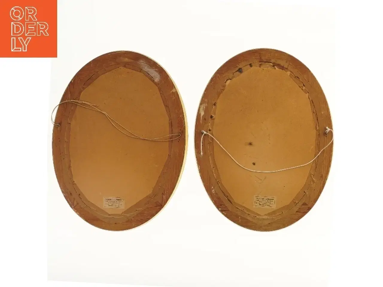 Billede 2 - Ovalbilleder med guld rammer fra Tyrol-Kinding-Rammer (str. Ø 48xØ 37 cm)