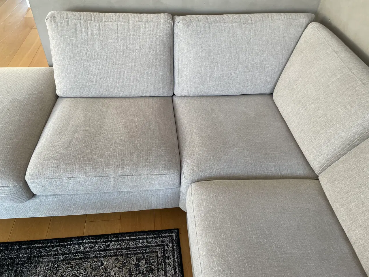 Billede 3 - Fin og velholdt chaiselong sofa beige 