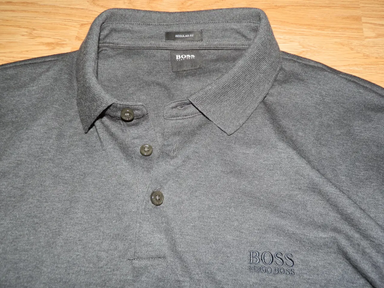 Billede 4 - Langærmet HUGO BOSS Polo i koksgrå