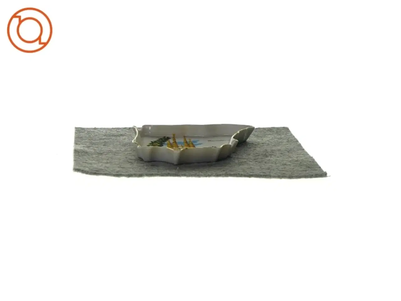 Billede 3 - Fad med print fra Ukendt (str. LBH: 13,5x9,5x2cm)