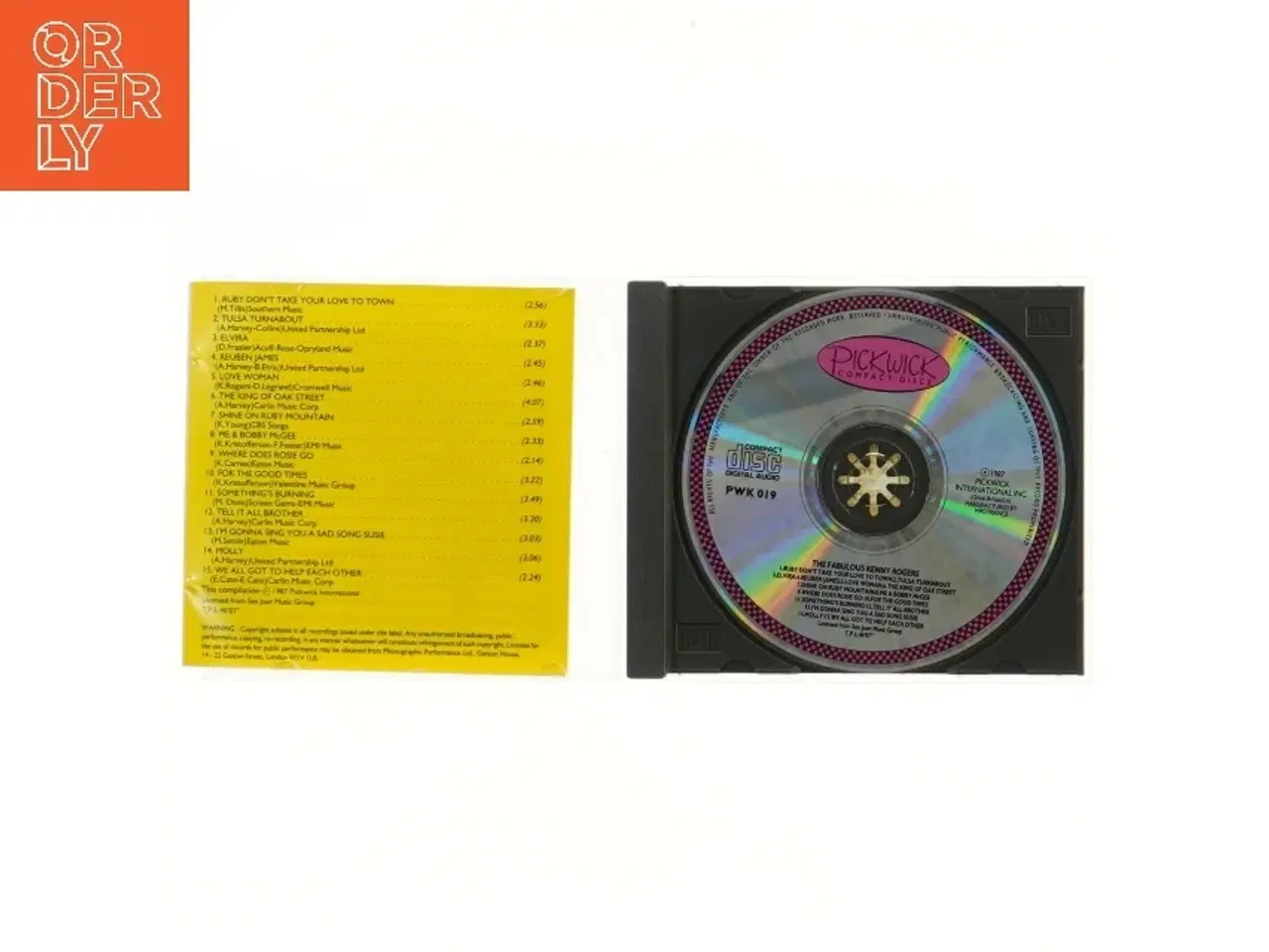 Billede 2 - The Fabulous Kenny Rogers CD