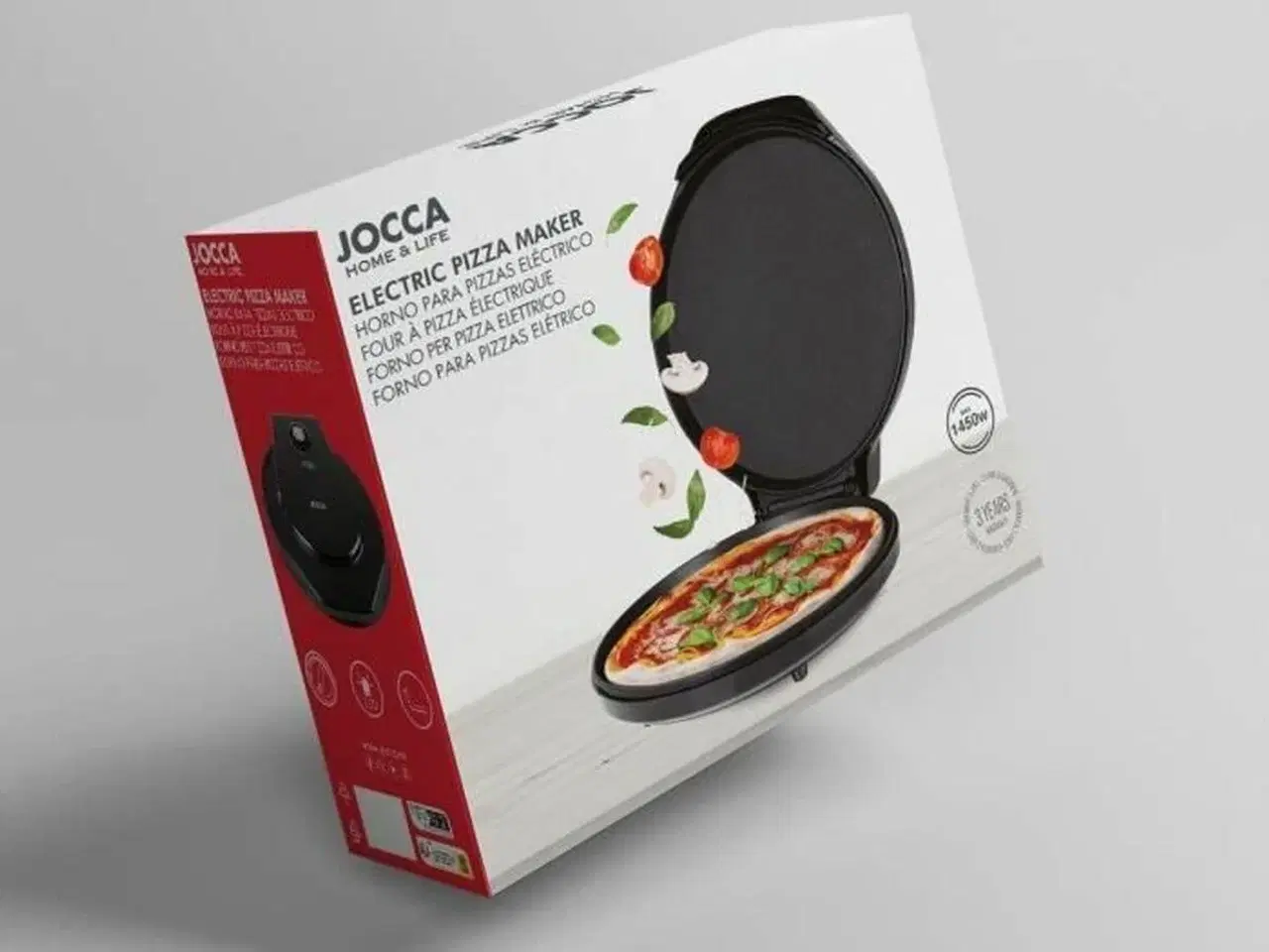 Billede 6 - JOCCA elektrisk pizzabagemaskine - kompakt pizzaovn, sort