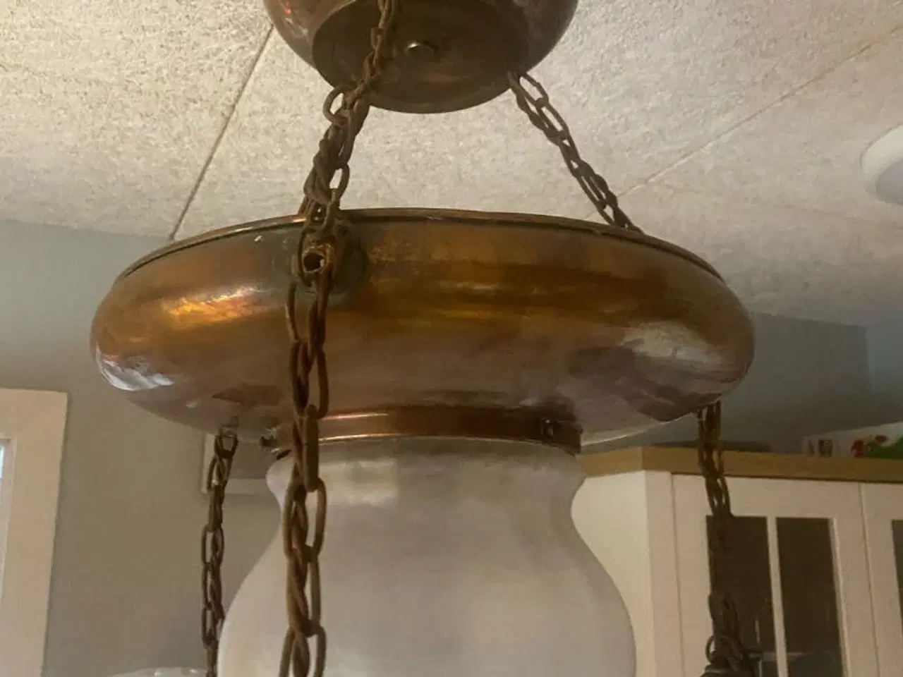 Billede 4 - Gammel kobber lampe 