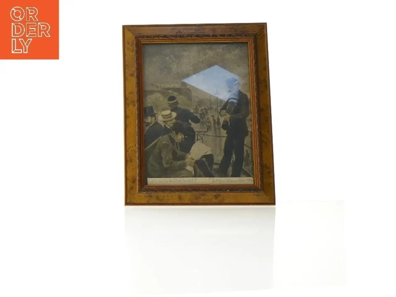 Billede 1 - Indrammet tryk (str. 30,5 x 25,5 cm)