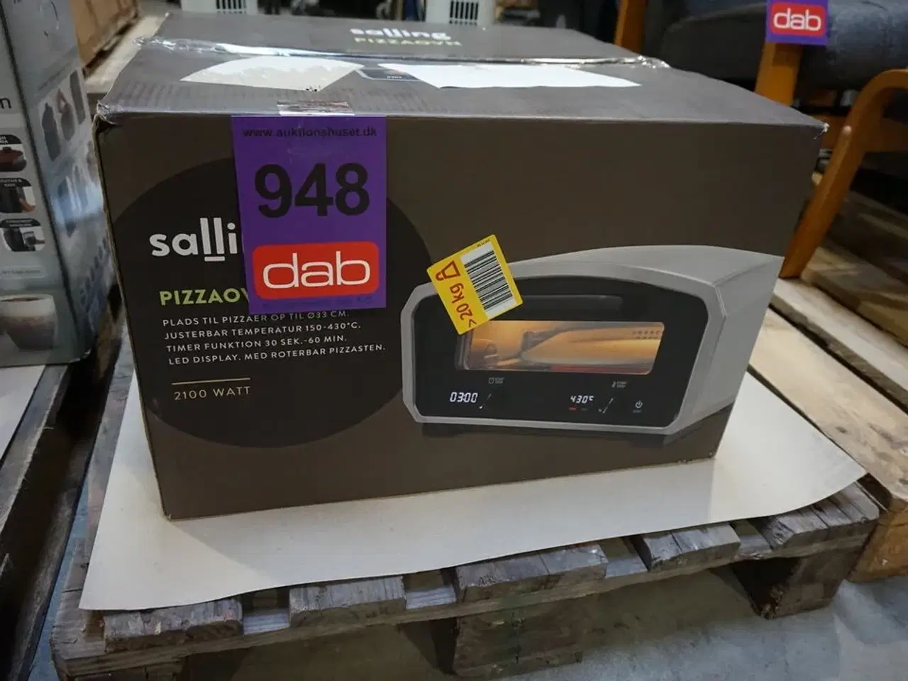 Billede 2 - Salling pizza ovn - Ø33 cm med rotation