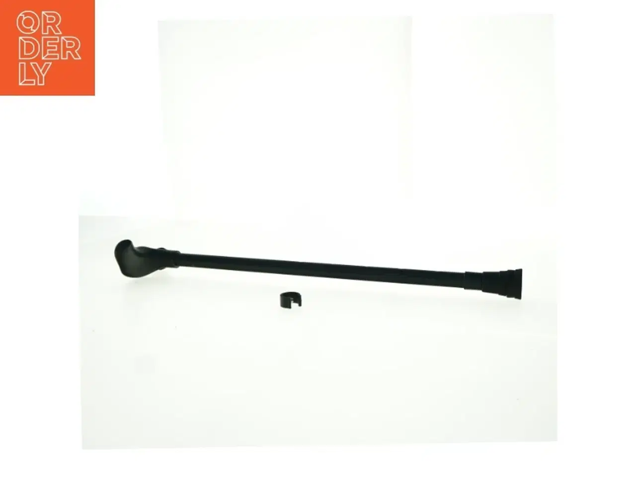 Billede 2 - Sort solid justerbar stok (str. 71 til 94 cm)
