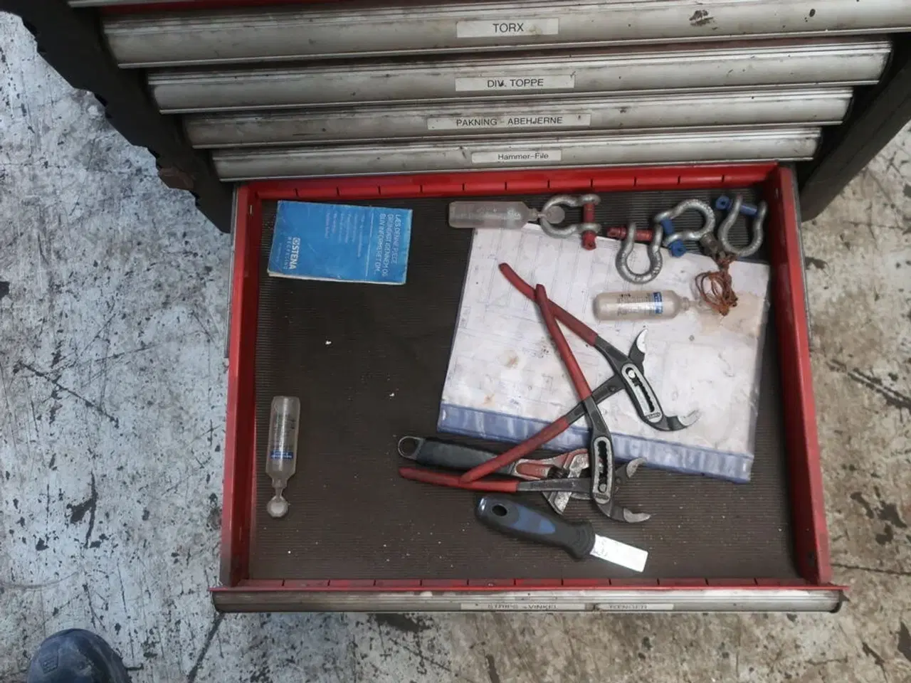 Billede 14 - Værktøjsvogn med div. Værktøj