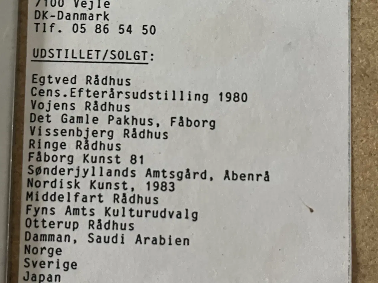 Billede 2 - Aase Krenz billede lavet i stentøj og glasering 