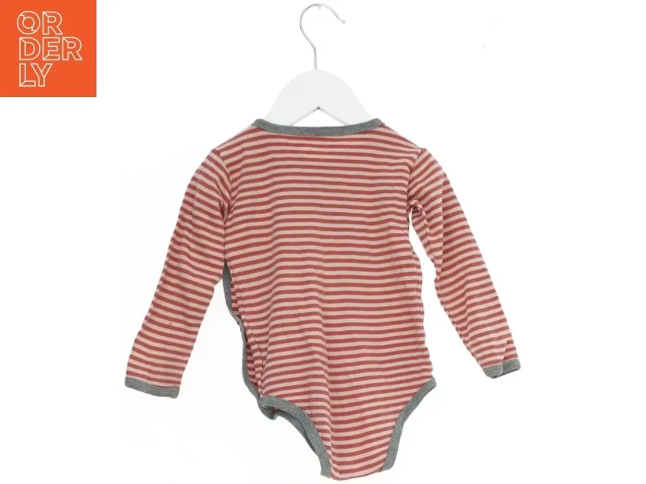 Billede 2 - Stribet langærmet bodystocking fra Fixoni (str. 86)